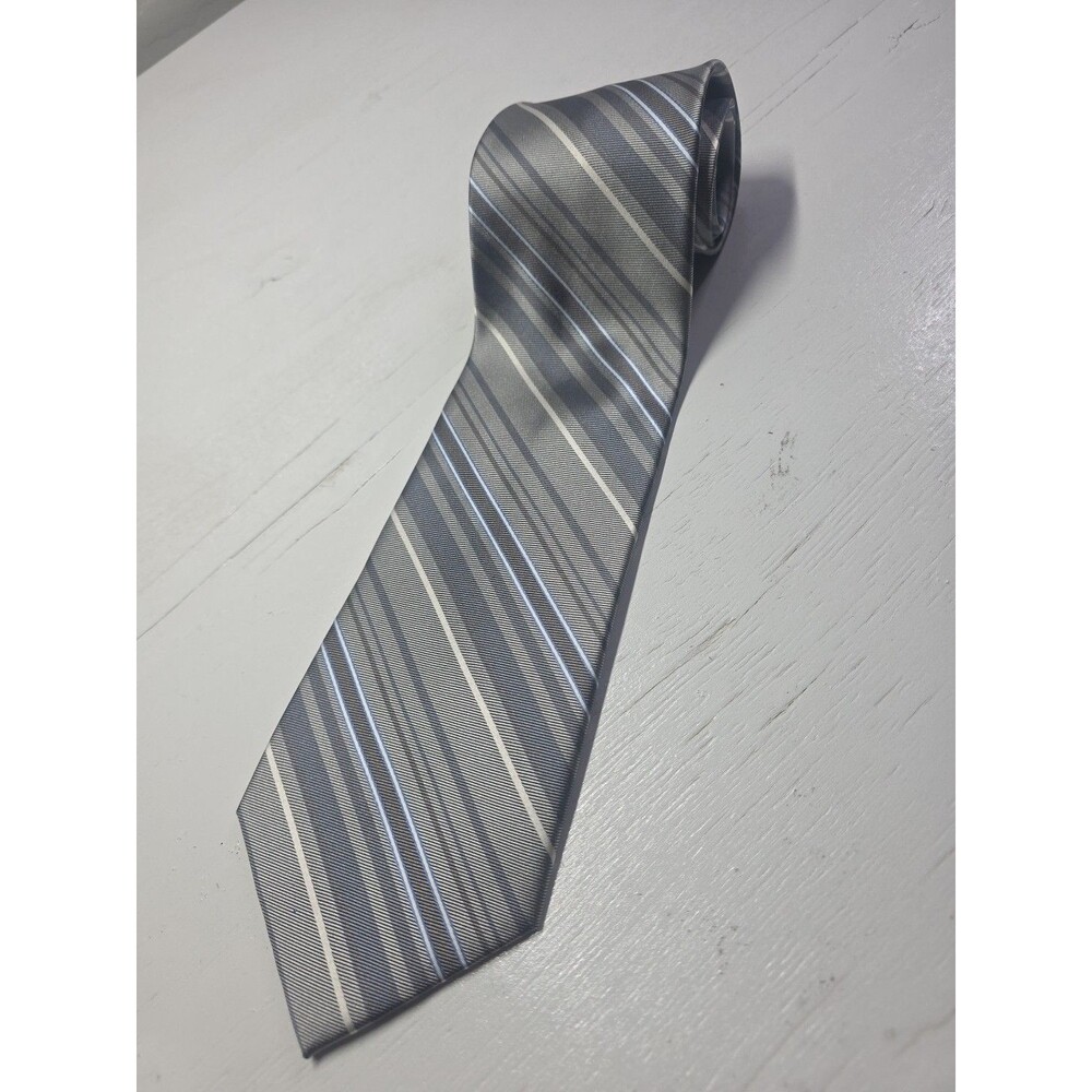 Paul Dionne Striped Silk Tie